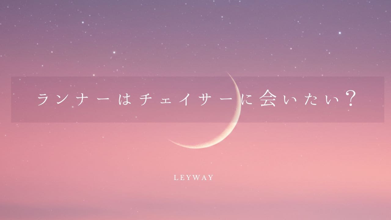 ランナーはチェイサーに会いたい？